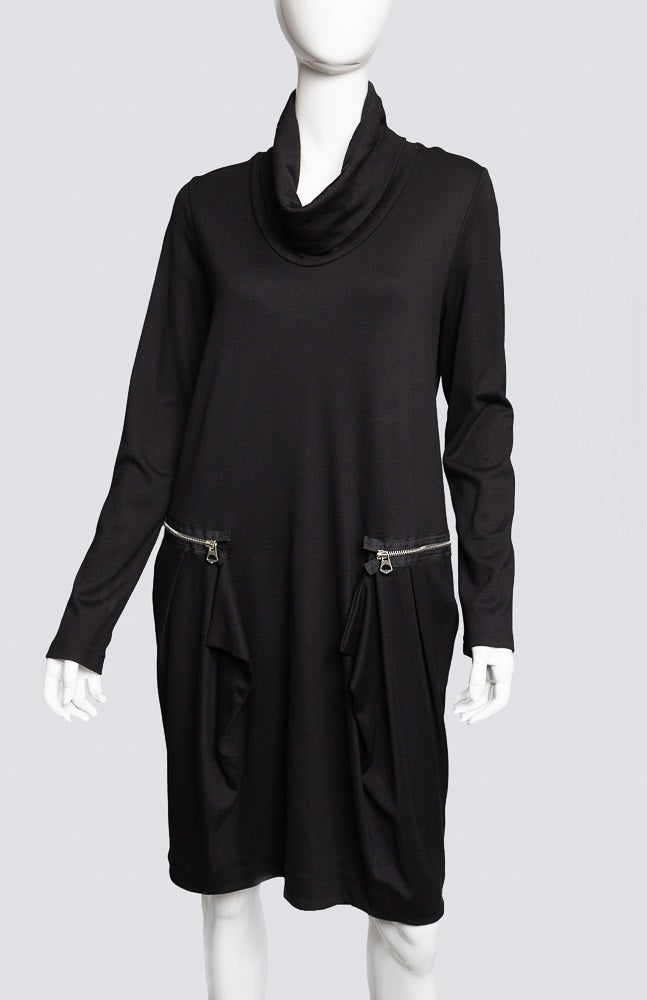 Robe Cop Copine Grise Modèle Poupée - Taille 38, Viscose/nylon, Poches, Très Bon état