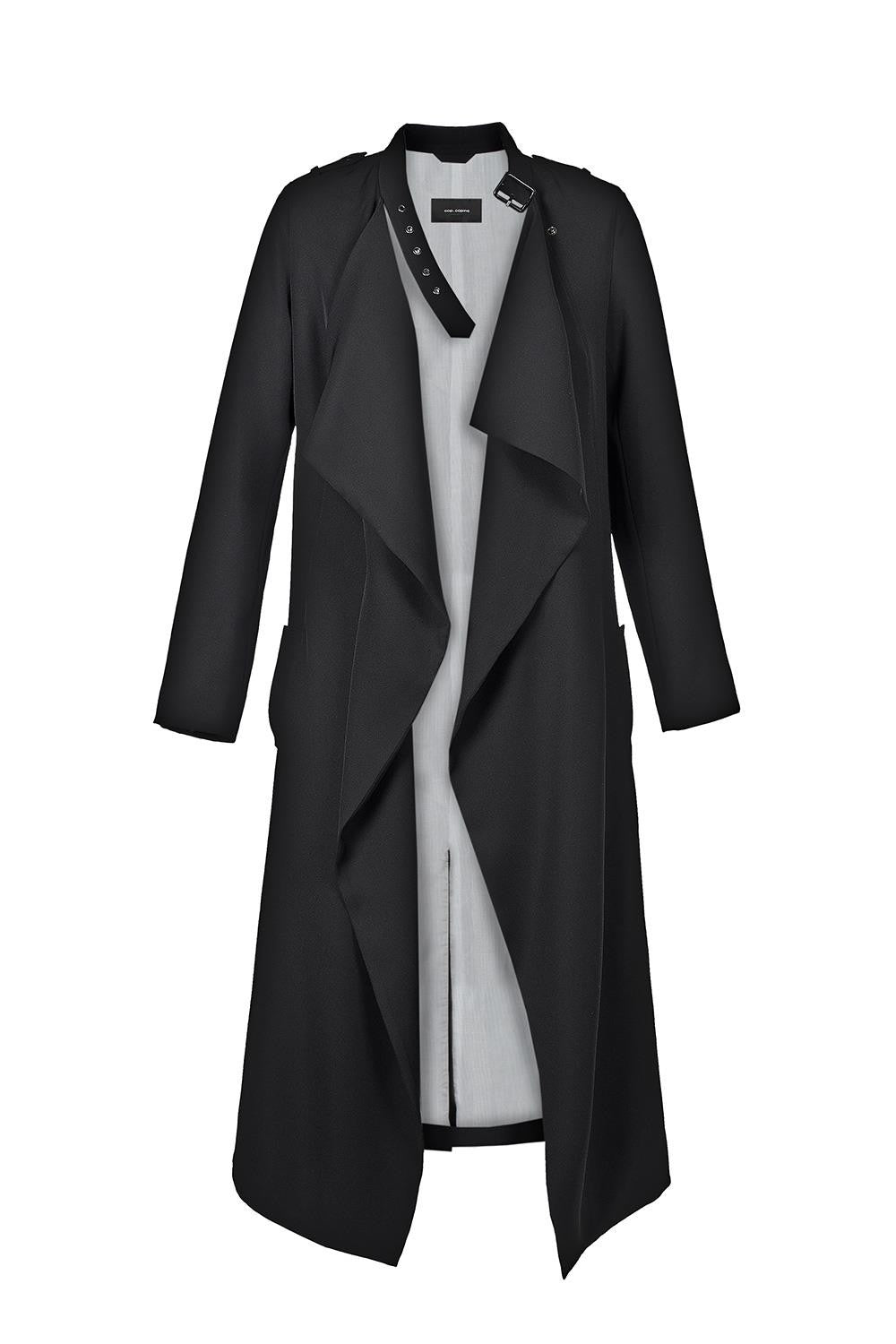 Cop.Copine フランス製 アートプリント キルティングコート 38 黒 FERSEN - Cop Copine US